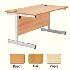 New Straight Office Desk with Cantilever Legs W1200 x D800mm