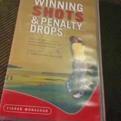 Golf Winning Shots And Penalty Drops Vhs Tape
