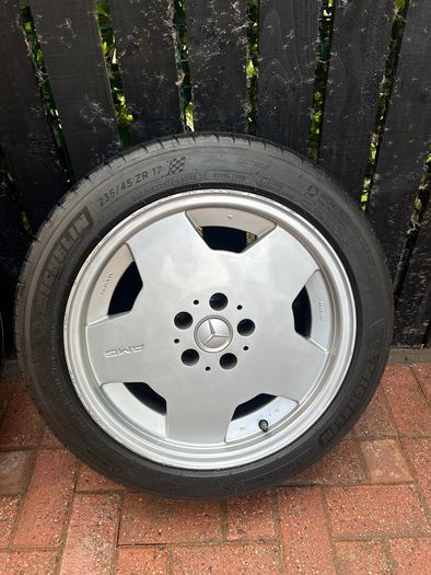 17" Mercedes AMG Aero Alloys with Michelin Tires