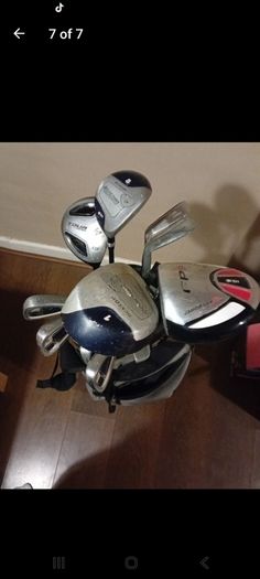 Golf Bag with Used Clubs