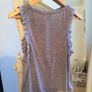Sleeveless Grey Top size 10 Image 3
