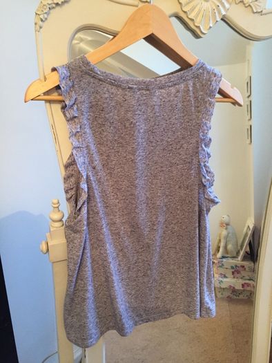Sleeveless Grey Top size 10