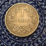 1873 silver German 1 mark Image 2