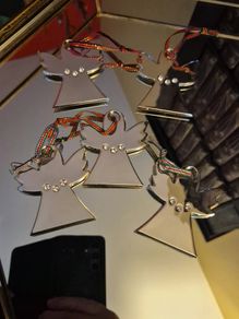 Newbridge Silver Christmas Decorations/ Angels, AV