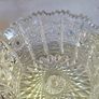 Rare find Bohemia Czech Crystal Hand cut 8" Bowl Queen Lace Image 9