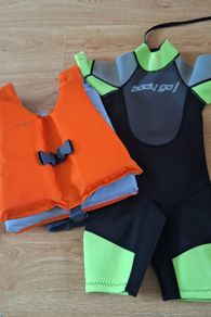 Childs Bouyancy Aid and Wetsuit