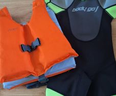 Childs Bouyancy Aid and Wetsuit