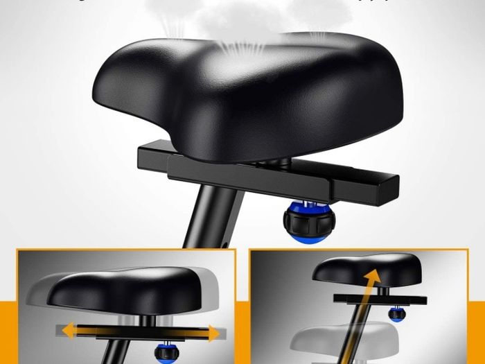 Exercise Bike Fitness Bike Advanced Home Trainer Stationary Bike Adjustable Magnetic Resistance for Home Gym Workout (FREE POSTAGE)
