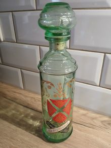 Vintage Green Fitzgerald Whiskey Botyle