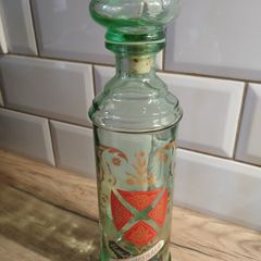 Vintage Green Fitzgerald Whiskey Botyle