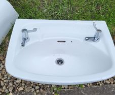 sink and pedestal