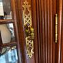 Beautiful Chippendale Style Display ( 2 piece) Cabinet- Almost new condition Image 8