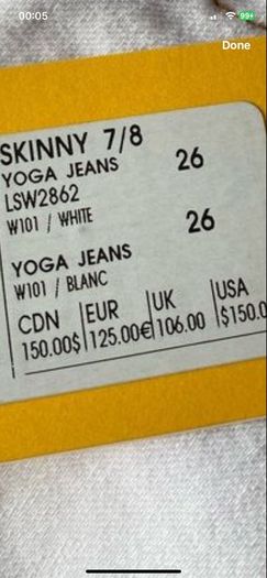 Ladies Lole jeans
