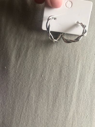 silver colour Earrings