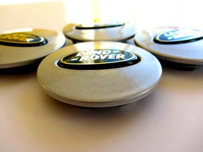 1set LAND ROVER Silver with BLACK logo  63mm Alloy Wheel Center Caps cap Hub Cover 63 Land L322