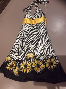 Hand painted dress