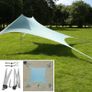 Sun Sail Beach Shelter Canopy  3 x 3 m XXL Beach Shelter Sun Sail UV 50+ Sun Protection Beach Tent Image 7