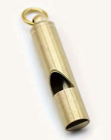 Copper Alloy High Decibel Whistles, new, unopened.