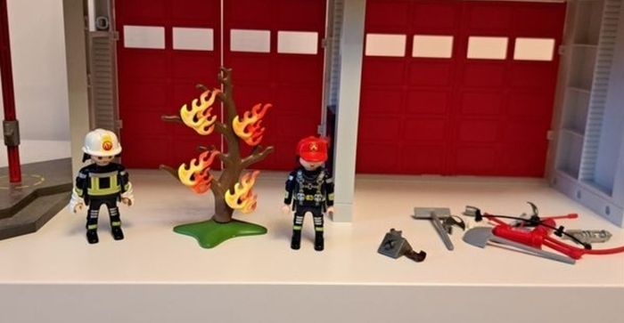 Playmobil Fire House and Truck