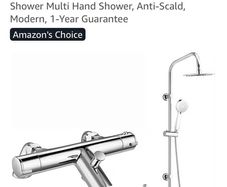 shower over bath - deck mounted taps