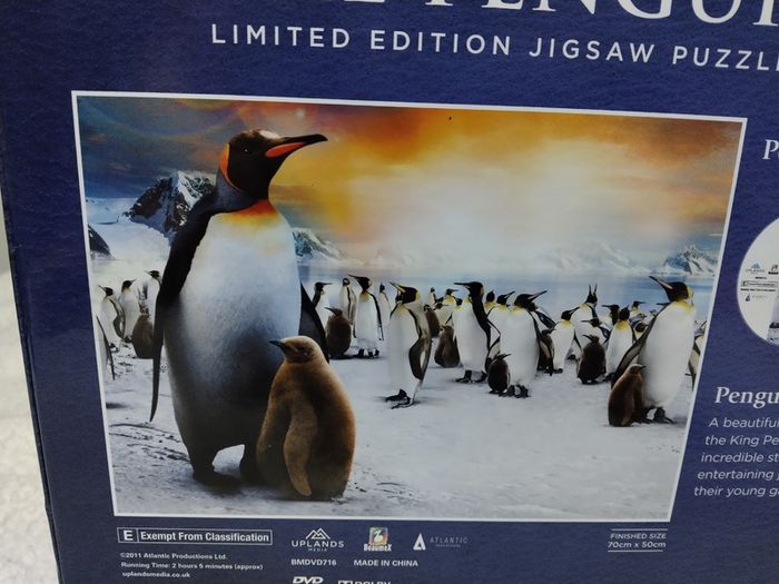 David Attenborough's Limited edition, The Penguins King DVD + Jigsaw Puzzle Collection