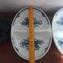 Royal Worcester Hanbury Blue & White Divided Serving Dish x 2 Image 4