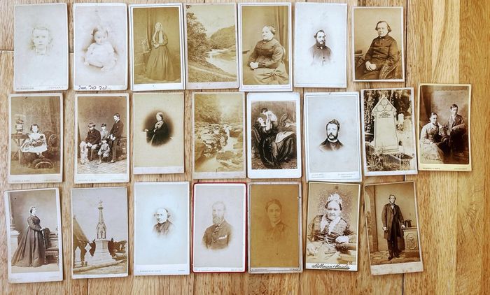 21 antique photos from 19th century