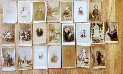 21 antique photos from 19th century