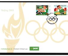 2008 Ireland Beijing Olympic Games Commemorative Stamps An Post First Day Cover (FDC)