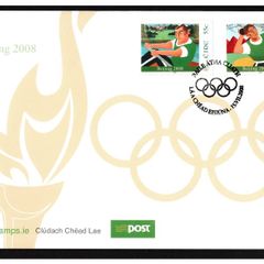 2008 Ireland Beijing Olympic Games Commemorative Stamps An Post First Day Cover (FDC)