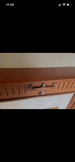 Mahogany Fireplace