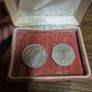 Irish Millenium Punt coin 2000 and 1988 50p Image 2