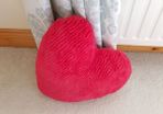 Red Cushion - Love Heart