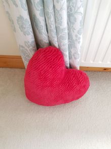 Red Cushion - Love Heart