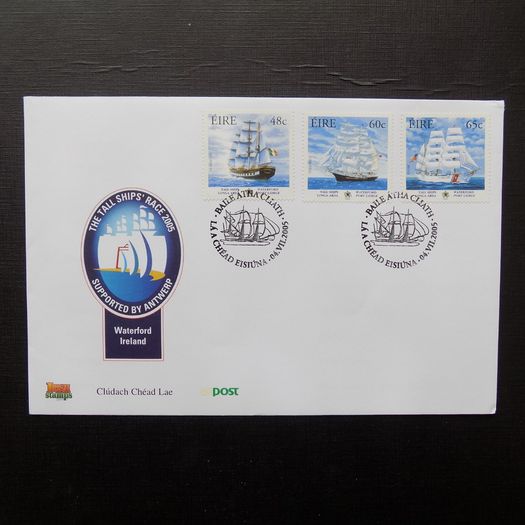 Ireland 2005.Cutty Sark-Tall Ships Race.FDC..First Day Cover.