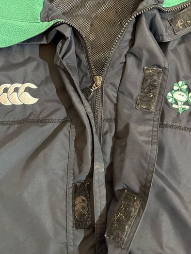 Irish rugby vintage Canterbury rain coat