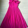 Hot Pink one shoulder Dress Image 3