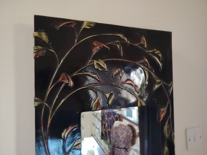 Oriental style twin mirrors