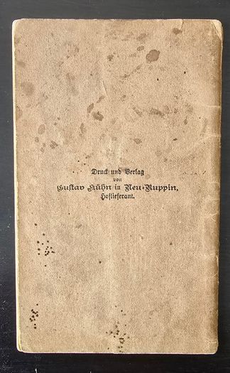 German Army Soldbuch from 1887
