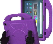 For Amazon Fire Max 11 2023 13th Gen Kids Case Shockproof Cover With Stand - Purple