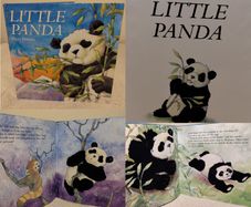 Little Panda, A Soft To Touch large Hardback Book
