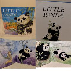 Little Panda, A Soft To Touch large Hardback Book