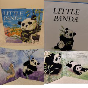 Little Panda, A Soft To Touch large Hardback Book