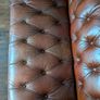 Vintage brown leather sofa Image 4