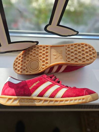 Adidas Hamburg with Gum soles  UK 11