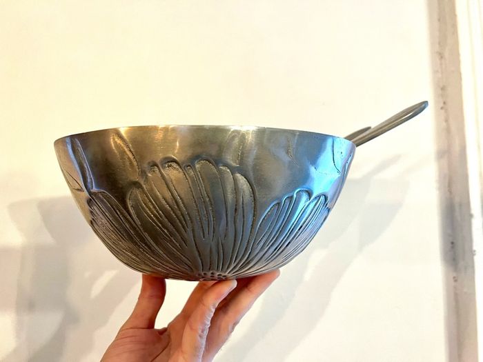 French Art Deco Style Salad Bowl & Servers