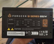 Forgeon SI Series 650W 80 Plus Bronze PSU 4xPCIe 6+2 43 units available