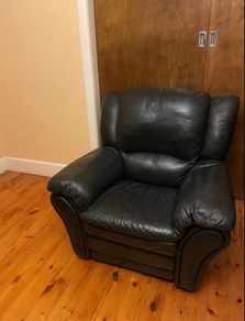 leather armchair
