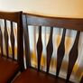Teak Mid-Century Solid Wood Chairs x 8 Image 6