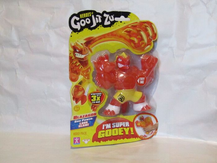 Heroes of Goo Jit Zu Blazagon Gooey Dragon  Figure Brand New Sealed Rare Hard To Find